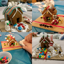 Load image into Gallery viewer, Mini Christmas Holiday Gingerbread House Cookie Cutters - 2 Pack and Printable PDF Gift Box & Tags
