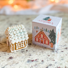 Load image into Gallery viewer, Mini Christmas Holiday Gingerbread House Cookie Cutters - 2 Pack and Printable PDF Gift Box & Tags