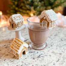 Load image into Gallery viewer, Mini Christmas Holiday Gingerbread House Cookie Cutters - 2 Pack and Printable PDF Gift Box & Tags