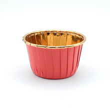 Load image into Gallery viewer, Foil Coated Paper Cupcake Liners, Snack, Gift, Baking, Party, Treat Cups - 24 pack