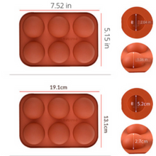 Load image into Gallery viewer, Hot Cocoa Bomb, Candy, Baking Silicone Molds - 2 Pack