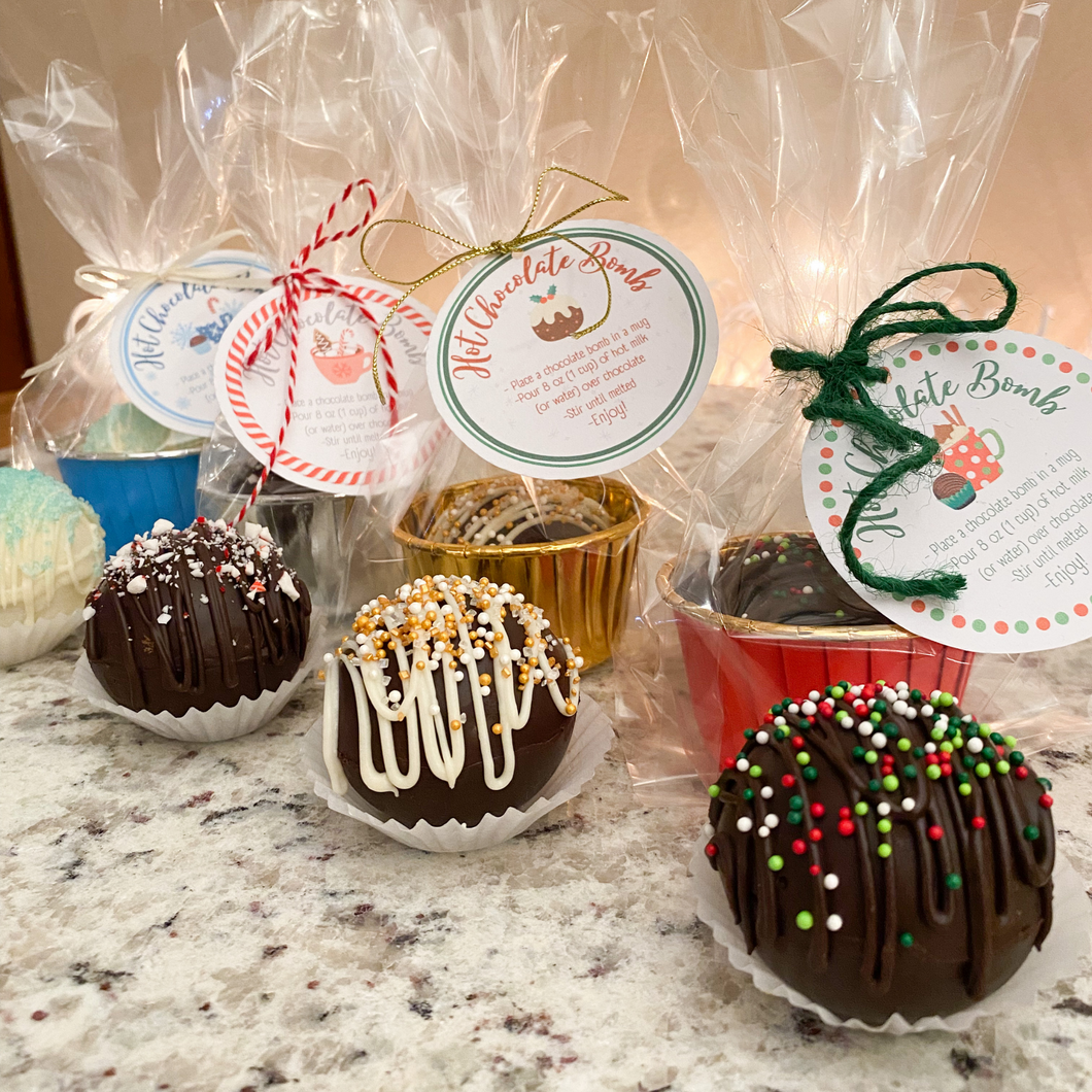 Hot Chocolate Bomb Gift Tags